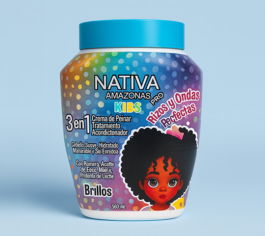 TRATAMIENTO VIVAN LOS CRESPOS KIDS X 550 ML